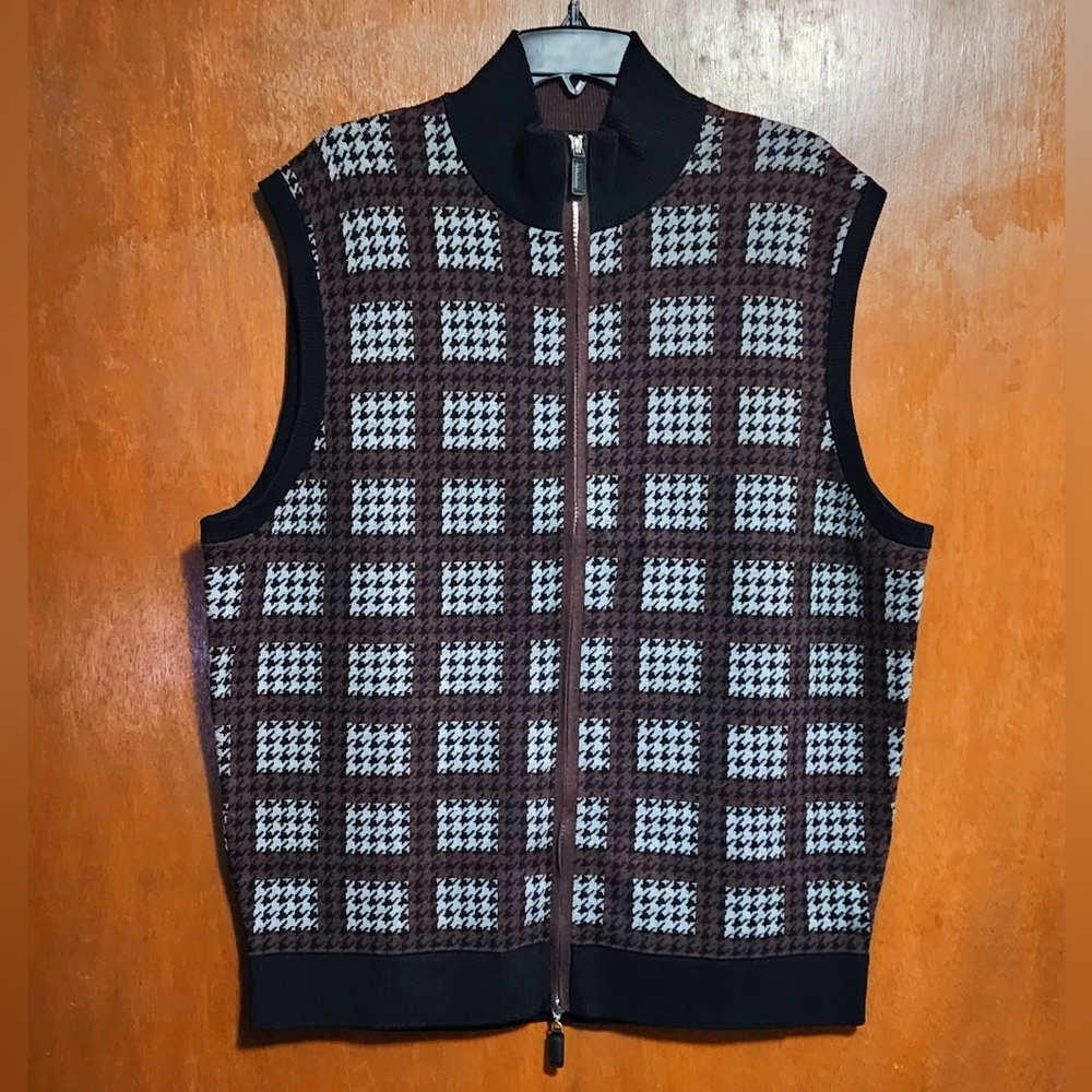 Cremieux Full Zip Sweater Vest